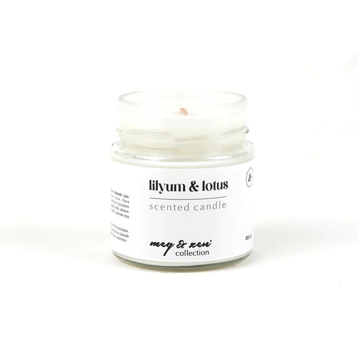 LİLYUM LOTUS Kavanoz Mum 350gr